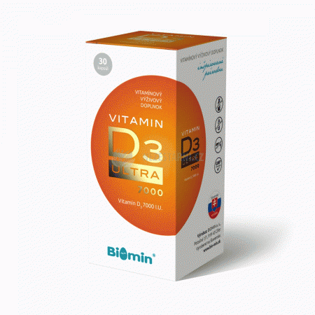 Vitamin D3 Ultra 7000 I.U. - balení na 7 měsíců